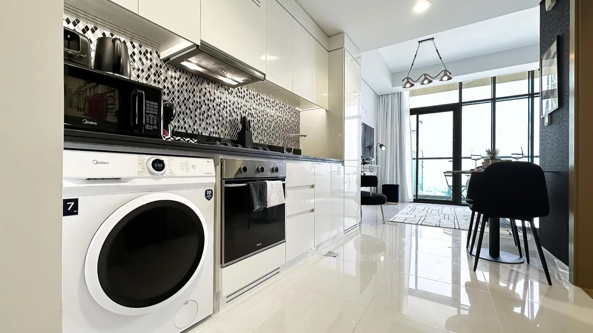 Trophy-Twilight Edge Studio 55Th Floor W Lush Lagoon Pool دبي شقة