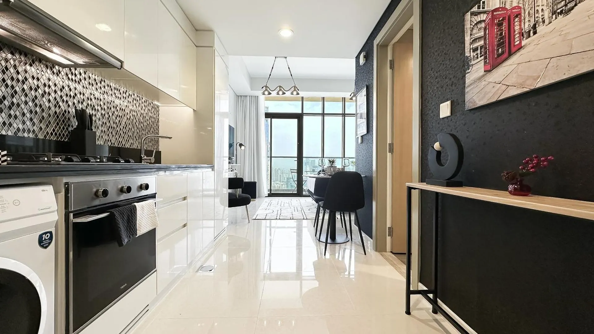 Apartment Trophy-Twilight Edge Studio 55Th Floor W Lush Lagoon Pool Dubai