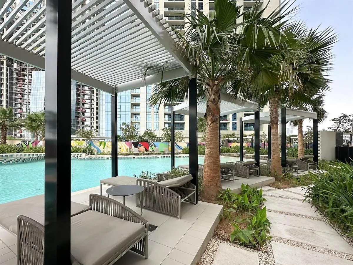 Apartment Trophy-Twilight Edge Studio 55Th Floor W Lush Lagoon Pool Dubai